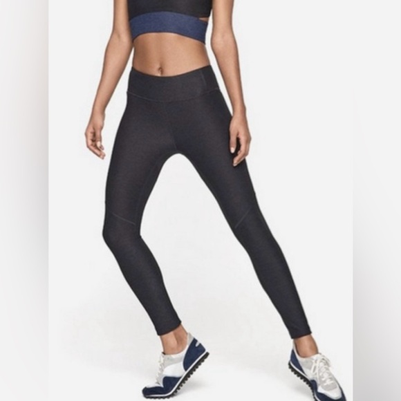 Outdoor Voices Charcoal Grey Warmup Leggings 7/8 - Size S - Picture 2 of 7